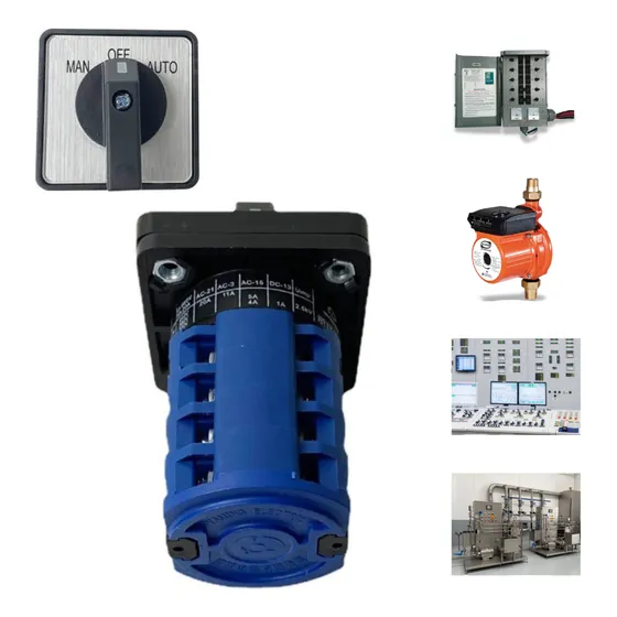 Selector 3 Posiciones 4 Polos Auto-off-man 20 Amperes Switch