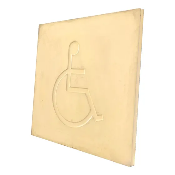 Baldosa De Hormigón Vibrado, Podotáctiles/discapacitados