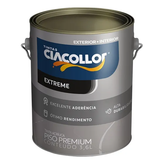 Tinta Para Piso Semi Brilho Alta Resistencia 3,6l Premium
