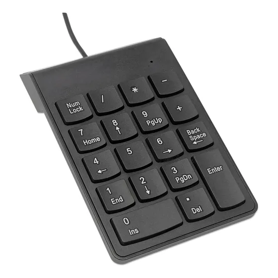 Mini Teclado Numérico Usb 18 Teclas Alámbrico Para Laptop