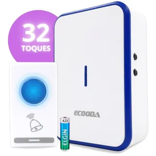 Campainha Residencial Sem Fio Wireless Longo Alcance Premium 127/220v Campainha Residencial Sem Fio Wireless Longo Alcance Premium 127/220v