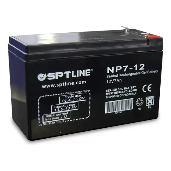 Bateria Agm 12v-7ah Sptline Ciclo Profundo