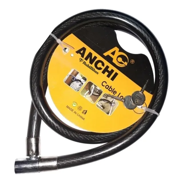 Linga Tranca Para Moto Con Candado 1.20 M