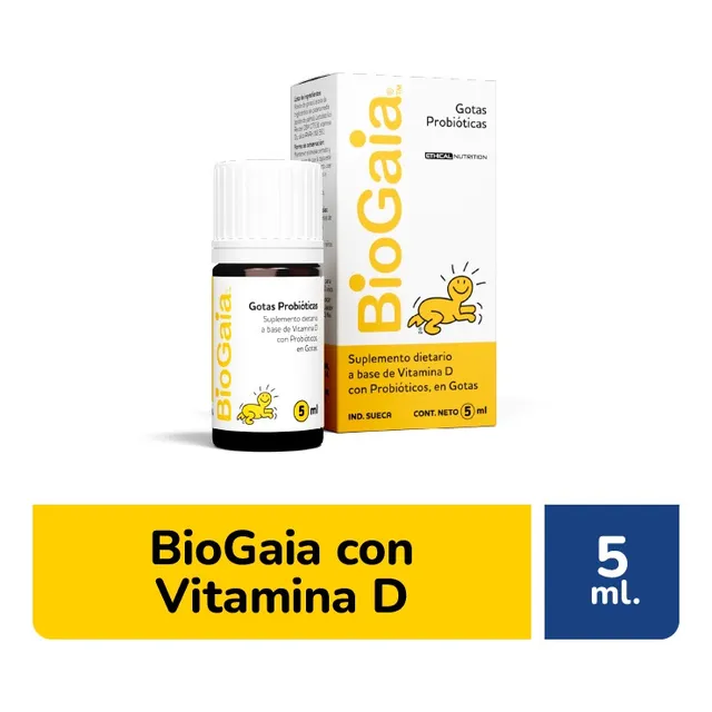 Biogaia Gotas Probioticas Vitamina D Suplemento Dietario 5ml