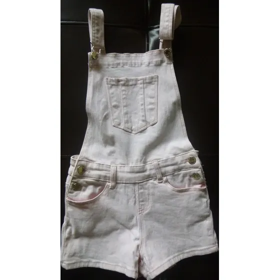 Braga Short Jean Talla 7 Para Niña