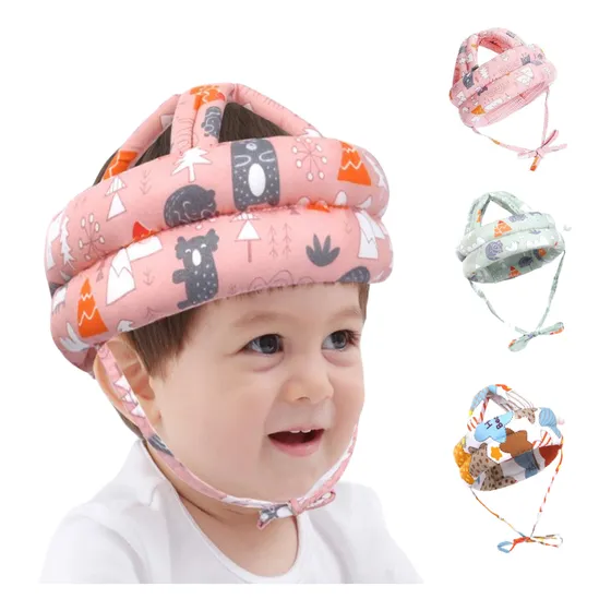 Bebê Aprendendo A Andar Chapéu De Proteção Decabeça Capacete