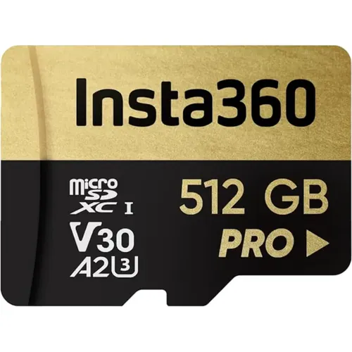 Memória Insta360 Micro Sdxc Pro 512gb 90MB/s Classe A2 | MercadoLivre