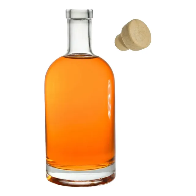 Garrafa Vidro Kaleid 375ml Whisky Bar Decoração Licor Azeite