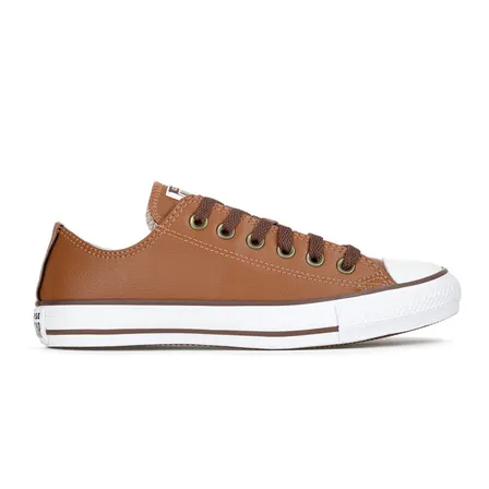 Tênis Casual Feminino All Star Converse Marrom Cano Baixo
