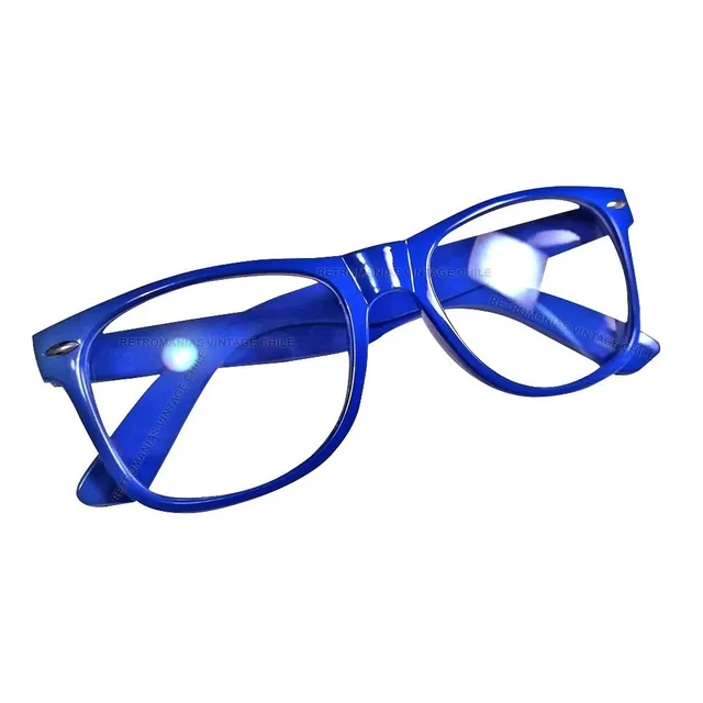 Lentes Retro Transparentes Nerd / Anteojos Hipster Tipo Jack