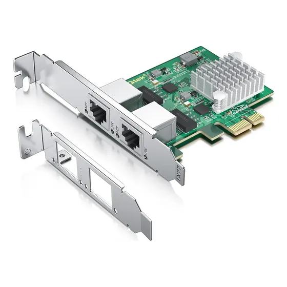 Adaptador De Red Ipolex 25gbase-t Pci Express, Con Realtek