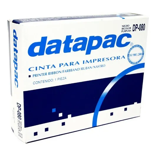 Cinta Datapac Dp-080 Negra Para Epson Erc-30 10 Piezas