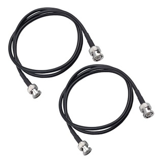 Pack De 2 Cables Coaxiales Rg58 Bnc Macho 3ft 50 Ohm Pack De 2 Cables Coaxiales Rg58 Bnc Macho 3ft 50 Ohm