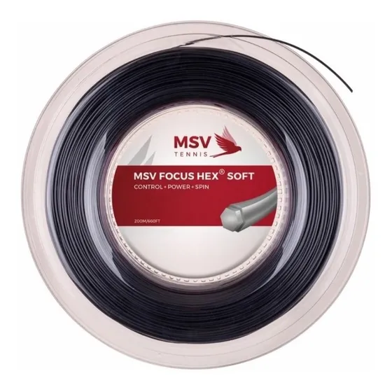 Corda Msv Focus Hex Soft 200 Metros(1,15- 1,20- 1,25- 1,30mm