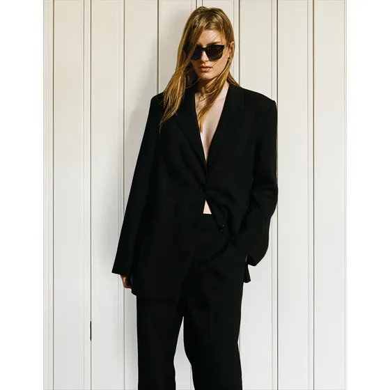 Blazer Importado H&m, Mujer, Largo