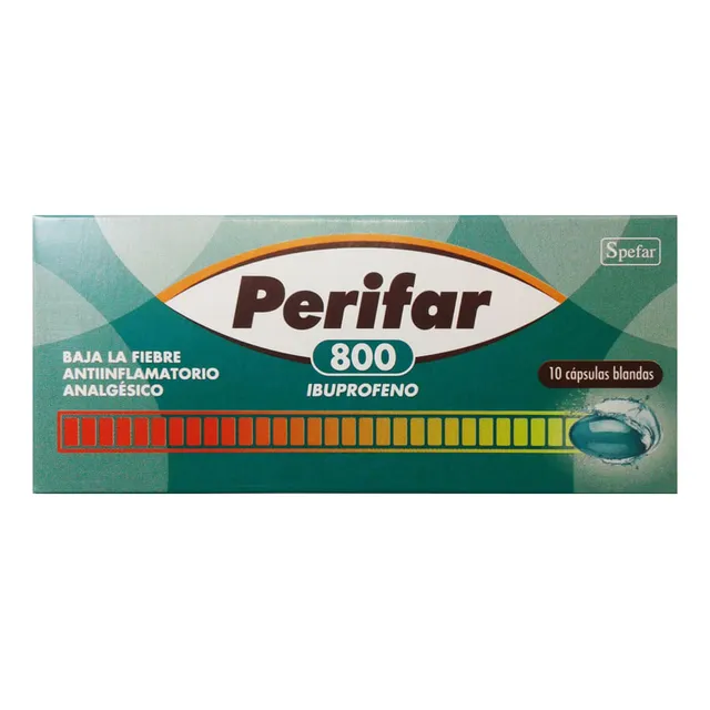 Perifar 800 Mg X 10 Cápsulas Blandas