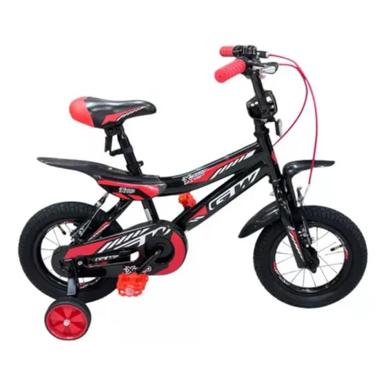 Bicicleta Niño Gw Tipo Moto Rin 16 De 4 A 7 Años Color Negro Tamaño Del Marco 16