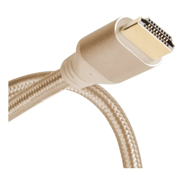 Cable Hdmi 2.0b Silverstone 4k A 60hz De 1800mm Dorado