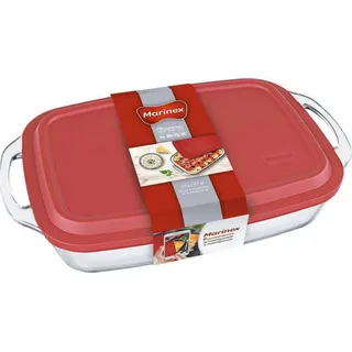 Assadeira Travessa Retangular Seletta Com Tampa 3,5l Marinex Assadeira Travessa Retangular Seletta Com Tampa 3,5l Marinex