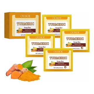 4. Jabón Limpiador De Cúrcuma, Una Herramienta Blanqueadora` 4. Jabón Limpiador De Cúrcuma, Una Herramienta Blanqueadora`