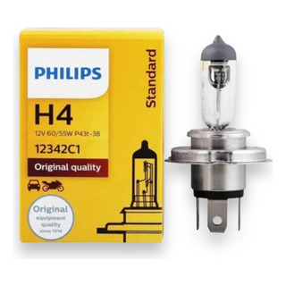 Foco Philips H4 9003 60/55 Watts 12 Volts P43t-38 Original Foco Philips H4 9003 60/55 Watts 12 Volts P43t-38 Original