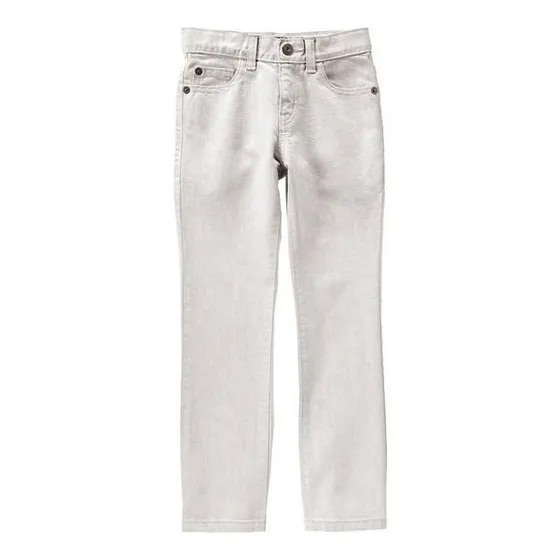Jean Pantalon Crazy8 Rocker Fit Beige Varón Algodon Niños
