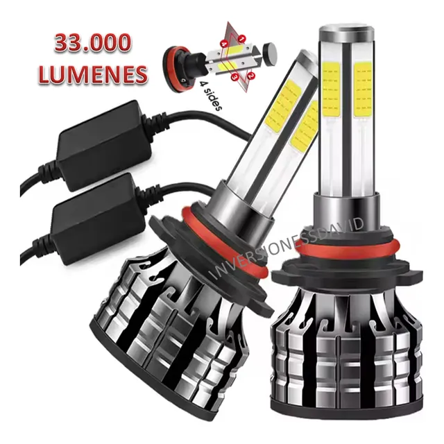 Luces Led Para Carro 8 Lados Fox Alta Gama Alta Potencia