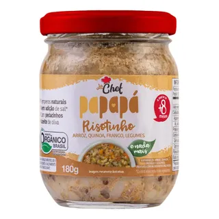 Papinha Risotinho Arroz Quinoa Frango PapapĂĄ 180g OrgĂąnico Papinha Risotinho Arroz Quinoa Frango PapapĂĄ 180g OrgĂąnico