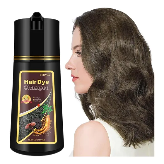 Shampoo De Tinte Para El Cabello Castaño Natural Fvquhvo
