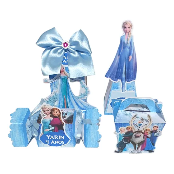 40 Caixa Frozen Personalizados Lembrancinha 