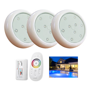 Luz Piscina Led Rgb Seven Pool 9w 80mm Rosca 1/2 Luz Piscina Led Rgb Seven Pool 9w 80mm Rosca 1/2