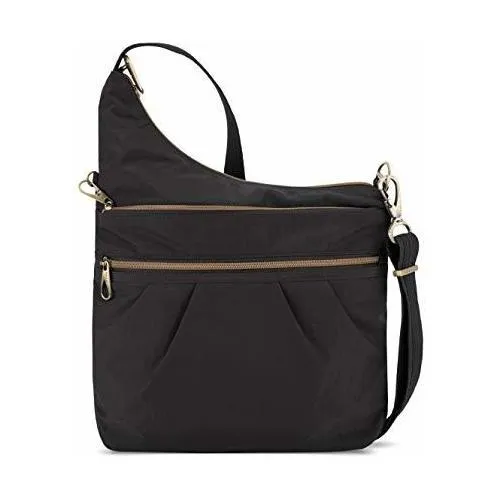 Travelon Anti-theft Signature 3 Compartment Cross 6ydyb