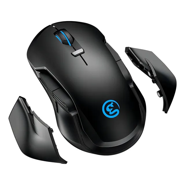 Mouse Gamer Gamesir Gm300 Rgb 16.000dpi Inalambrico Color Negro