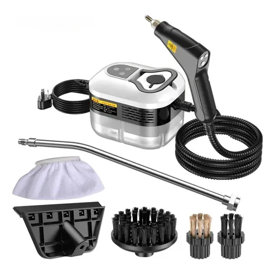 Limpador A Vapor Portátil De Mão Alta Temperatura Alta Pressão Com Acessórios