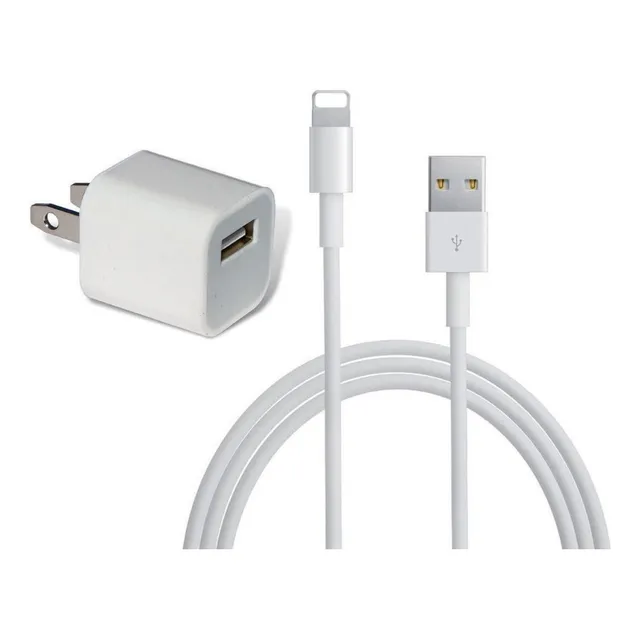 Cargador 5w+cable Usb/8pin Para iPhone 14 13 12 11 X 8 7 6 5