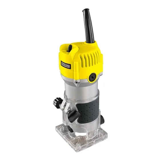 Fresadora Router De Mano Barovo 530w 6mm 1/4 C/guía 35000rpm