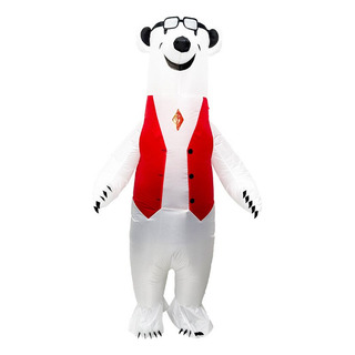 Disfraz De Halloween Inflable Con Forma De Oso Polar Disfraz De Halloween Inflable Con Forma De Oso Polar