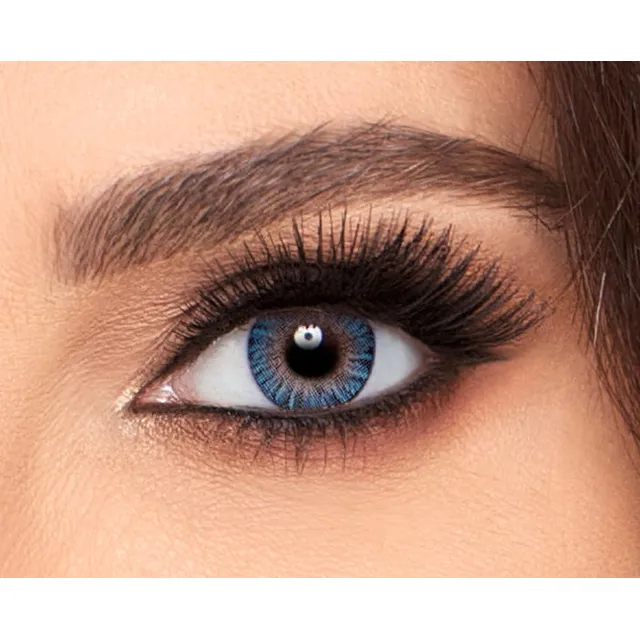 Lentes De Contacto Sin Aumento Air Optix Color Azul