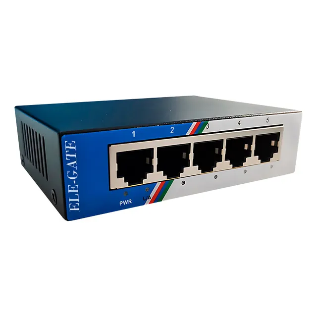 Switch Divisor Ethernet Interruptor 5 Puertos Rj45 1000mbps Ele-Gate