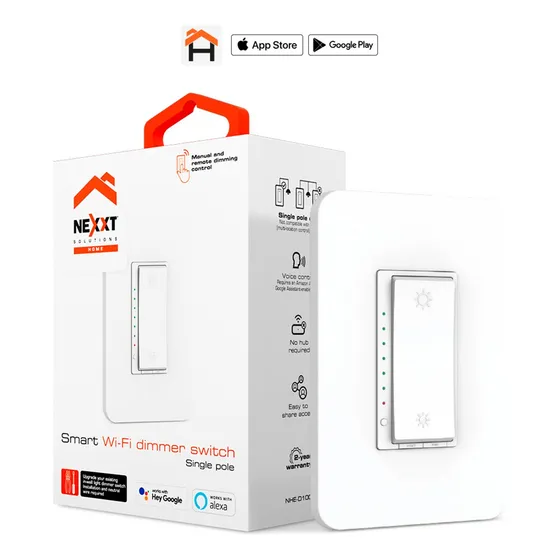 Atenuador Dimmer De Luz Inteligente Wifi Nhe-d100