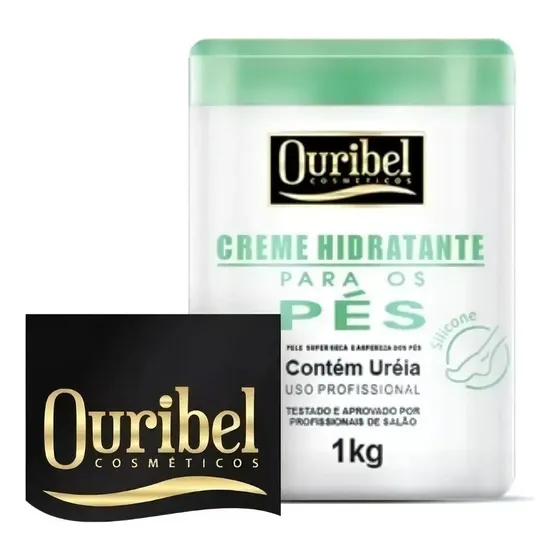 Creme Hidratante Para Os Pés Com Uréia E Silicone Ouribel 1k