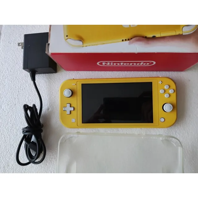 Nintendo Switch Lite Amarillo +chip+ 128gb + 60juegos +caja