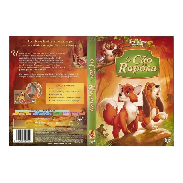 Dvd Lacrado Disney O Cao E A Raposa