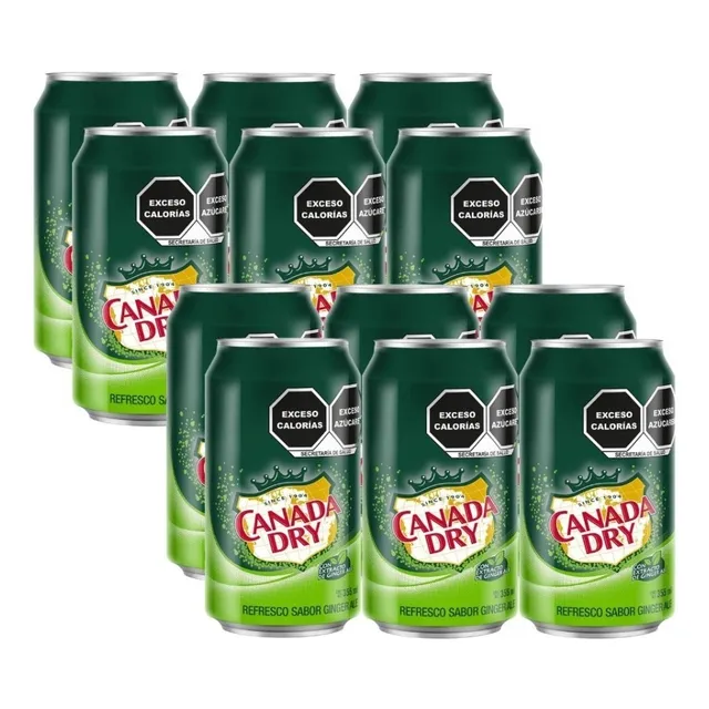 Canada Dry Ginger Ale Soda 12 Pack