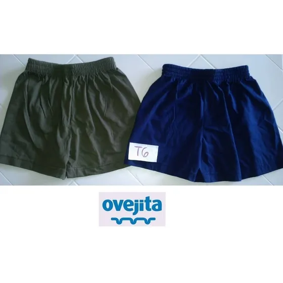 Shorts Ovejita Unicolor Para Niños Algodon Talla 6