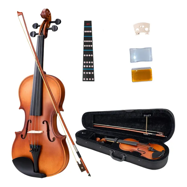 Violino Regulagem Instrumento Musical 4/4 3/4 1/2 1/8 1/16 Cor 18 Violino Regulagem Instrumento Musical 4/4 3/4 1/2 1/8 1/16 Cor 18