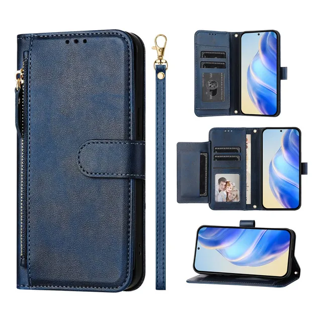 Funda Protectora De Piel Tipo Cartera Para Motorola E40 E32 E32s E30