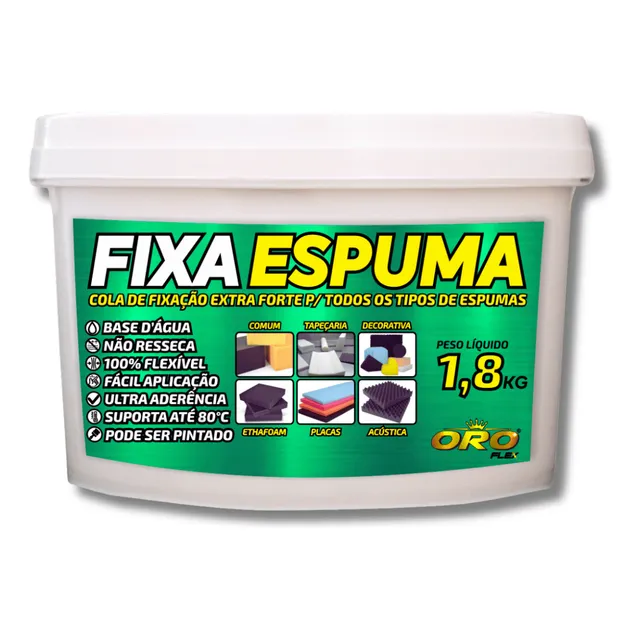 Super Cola P/ Espuma Acustica, Ethafoam Extra Forte 1.8kg