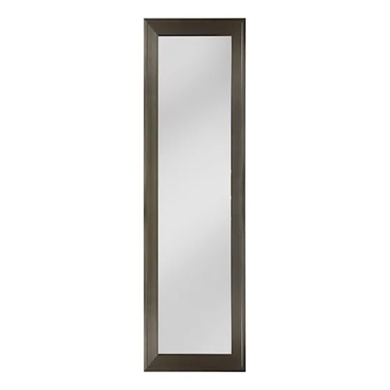 Espejo Decorativo De Colgar Con Marco Blanco 130x40 Marco Negro
