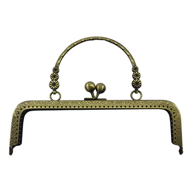 Fecho Da Vovó Fecho De Metal Com Alça Vintage 20cm Costura